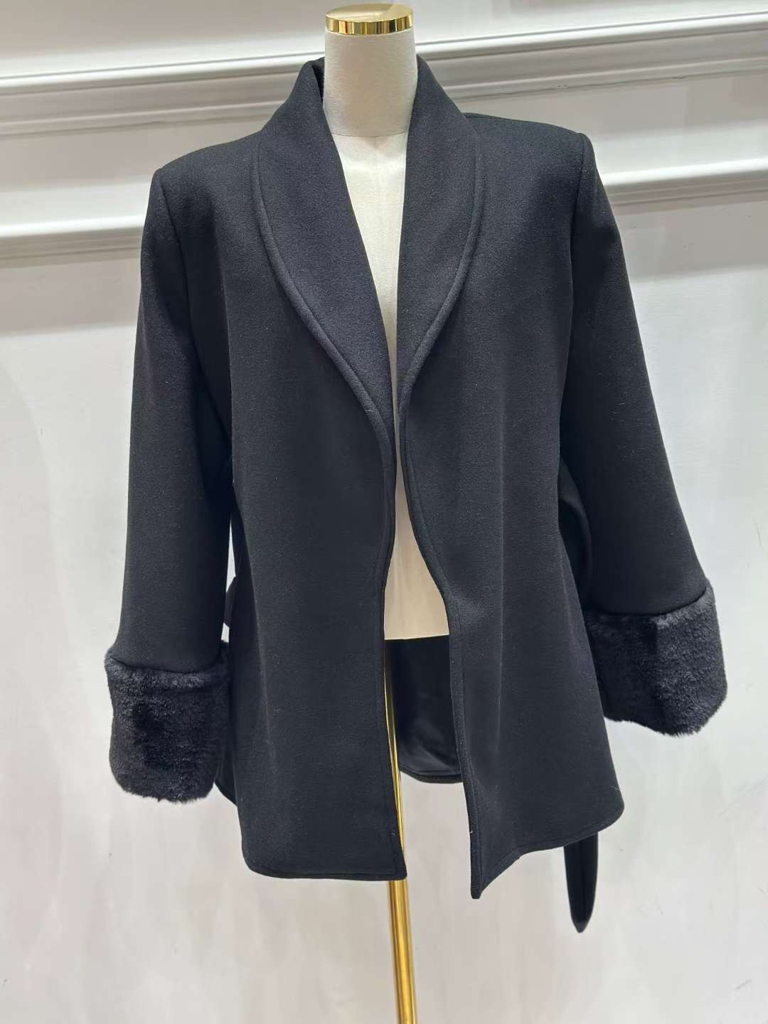 HEE SHOP韓國直郵㊣女士新款推薦25秋冬職業人氣中長款大衣HEE SHOP中長款大衣