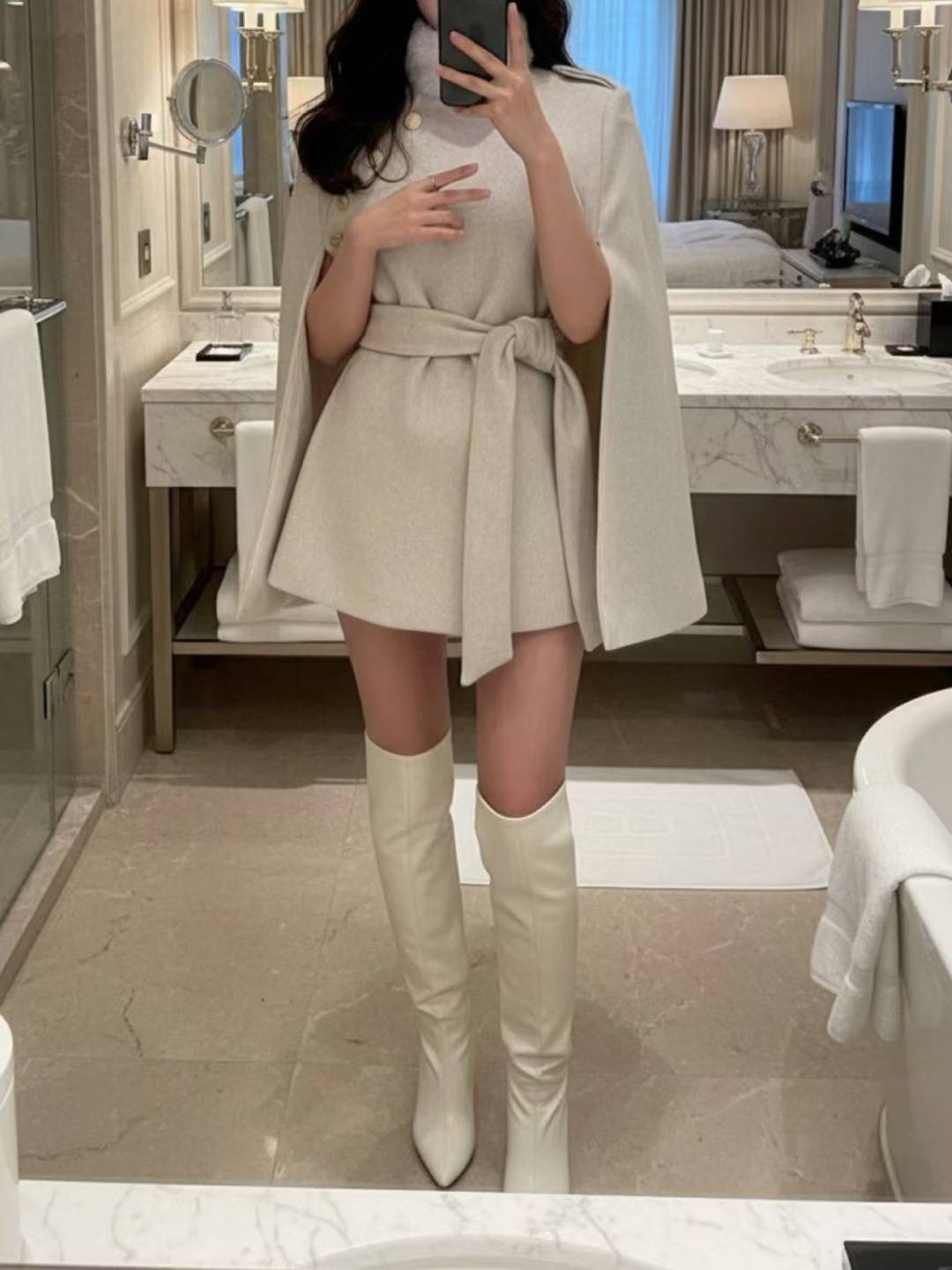 HEE SHOP韓國直郵㊣女裝新品真品熱賣推薦25秋冬時尚連衣裙HEE SHOP連衣裙