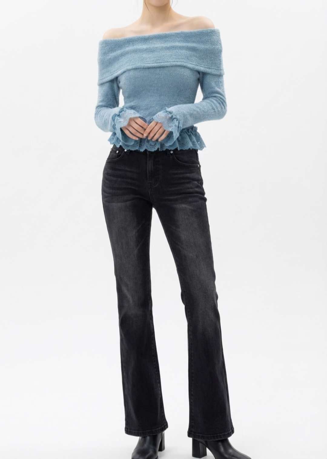 HEE SHOP東大門㊣實拍女士新品25秋冬人氣推薦真品長袖T恤HEE SHOP長袖T恤