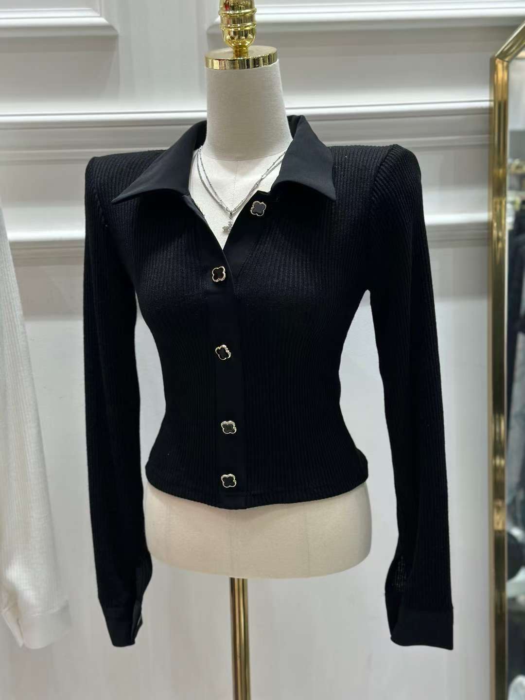 HEE SHOP韓國直郵㊣女士新款休閑人氣推薦時尚熱賣長袖T恤HEE SHOP長袖T恤圖色2