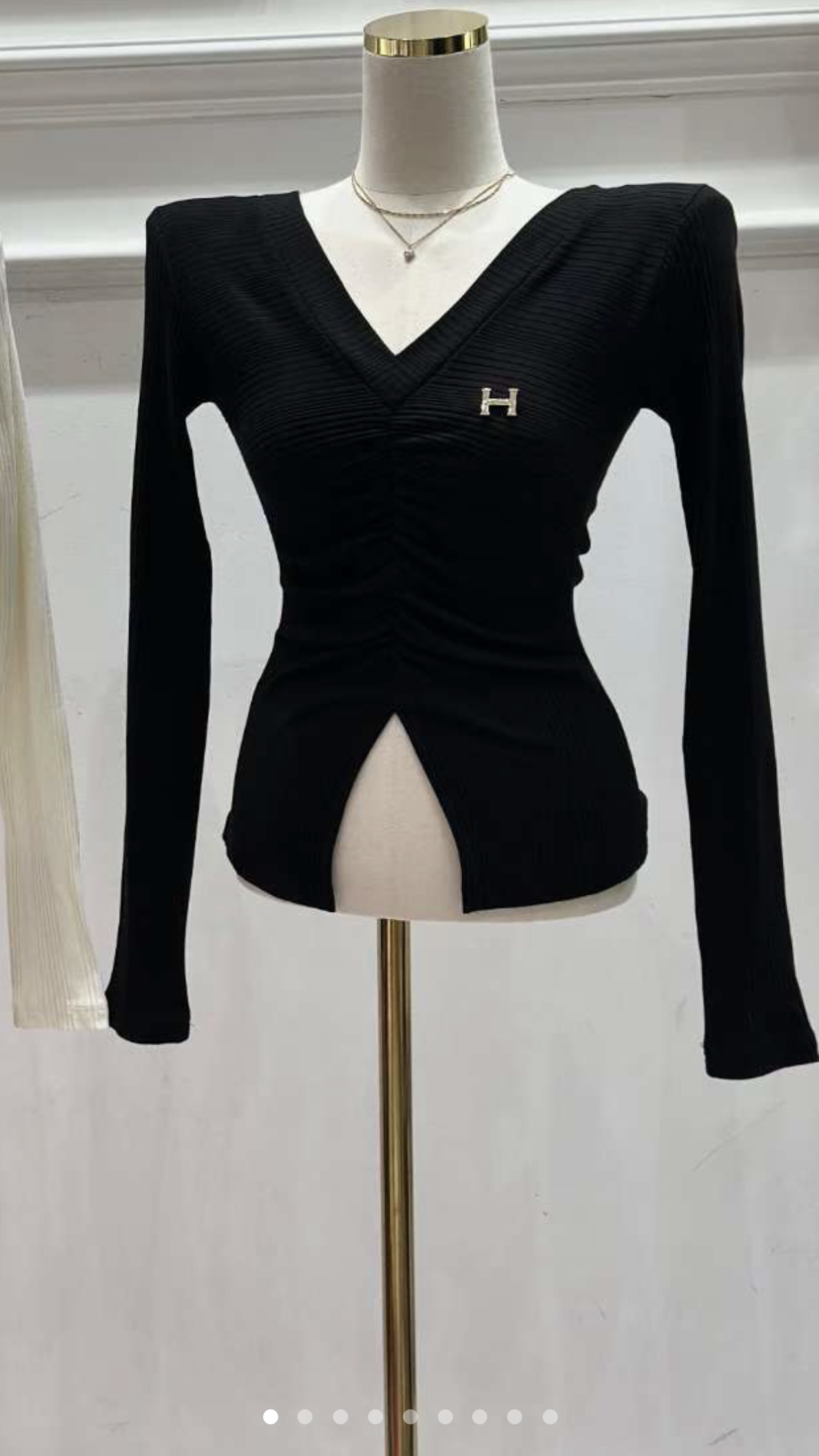 HEE SHOP韓國代購㊣女裝新款25秋冬人氣熱賣真品職業長袖T恤HEE SHOP長袖T恤圖色3