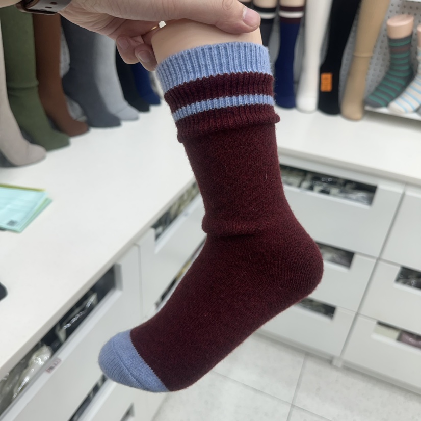 AILEEN韓國代購㊣女裝新品25秋冬人氣職業時尚真品熱賣襪子LEJUNEV襪子圖色8