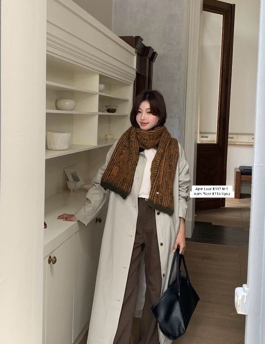 N3東大門㊣直郵女裝新品真品人氣25秋冬推薦職業時尚圍巾披肩N3圍巾/披肩