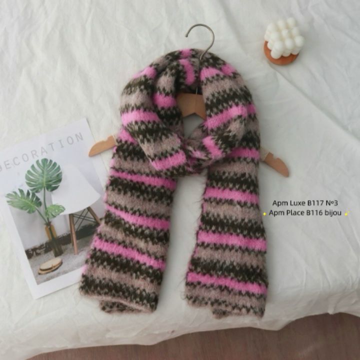 N3東大門㊣代購女士新品真品休閑職業25秋冬時尚熱賣圍巾披肩N3圍巾/披肩圖色4