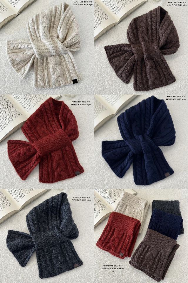 N3韓國直郵㊣女裝新款熱賣休閑真品職業25秋冬推薦圍巾披肩N3圍巾/披肩