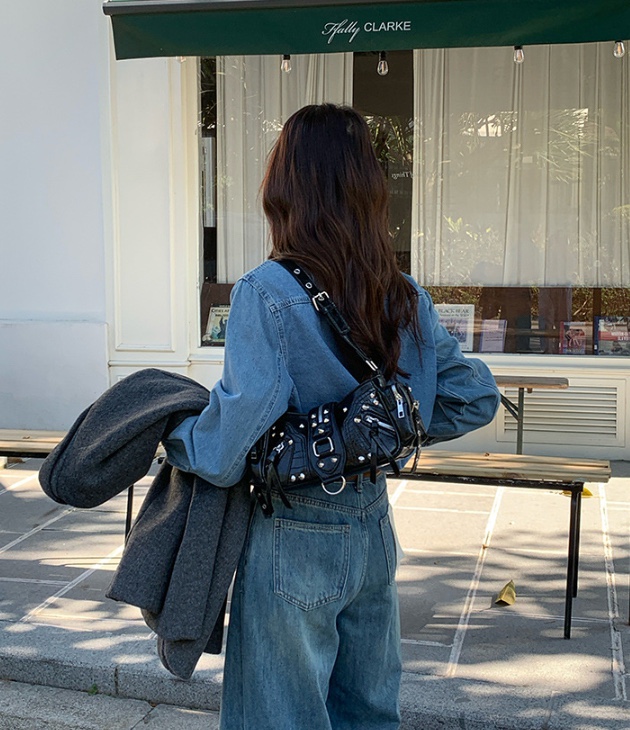 POSH BLUE東大門㊣代購女士新款25秋冬時尚人氣單肩斜跨包POSH BLUE單肩/斜跨包