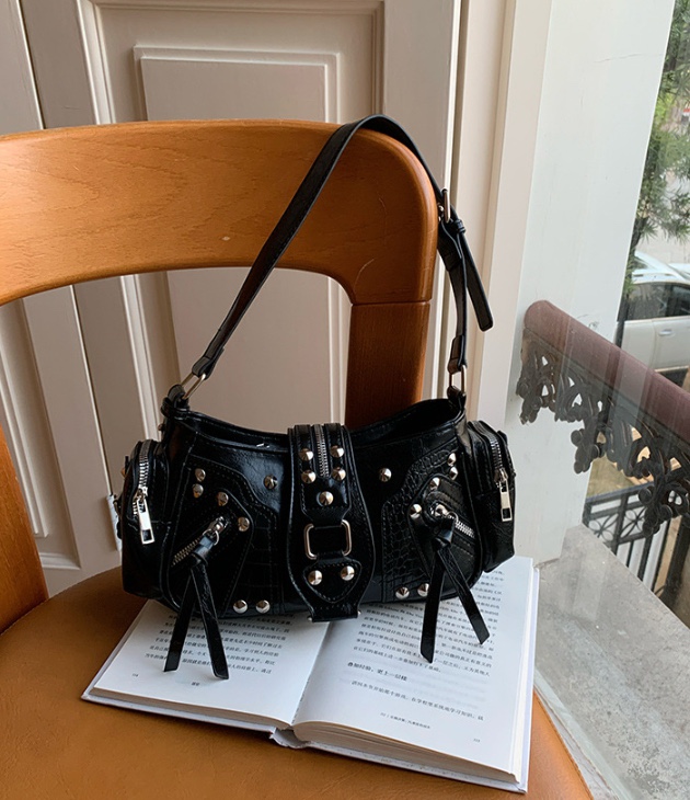 POSH BLUE東大門㊣代購女士新款25秋冬時尚人氣單肩斜跨包POSH BLUE單肩/斜跨包圖色1