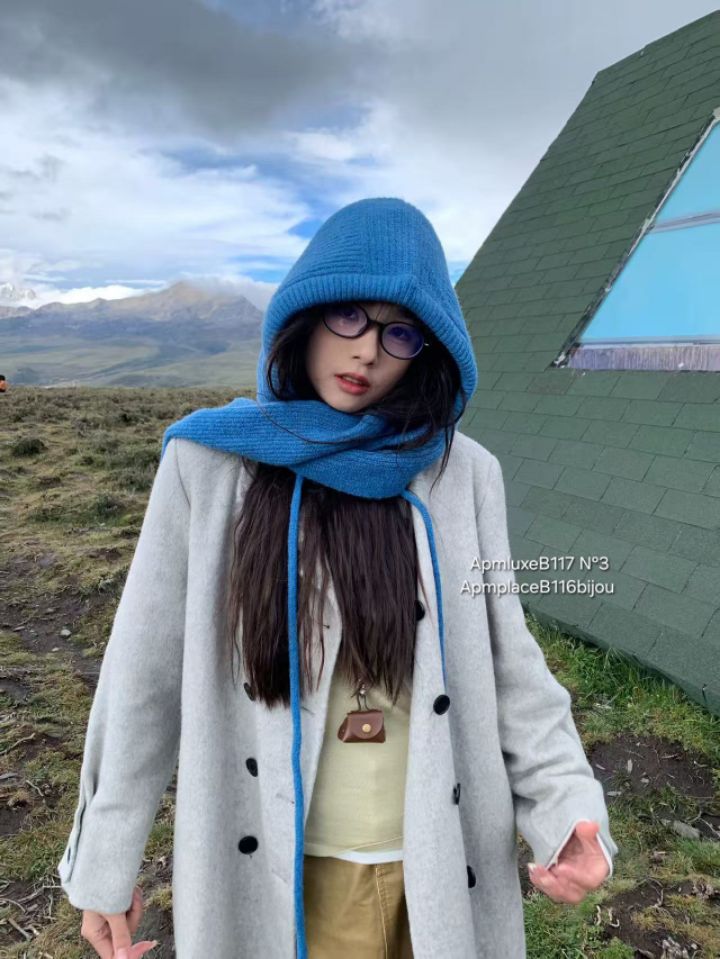 N3東大門㊣直郵女士新款休閑推薦時尚職業真品圍巾披肩兜帽N3圍巾/披肩