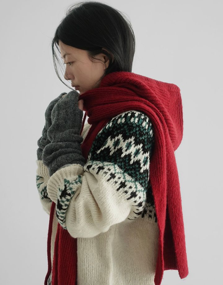 N3東大門㊣直郵女士新款休閑推薦時尚職業真品圍巾披肩兜帽N3圍巾/披肩