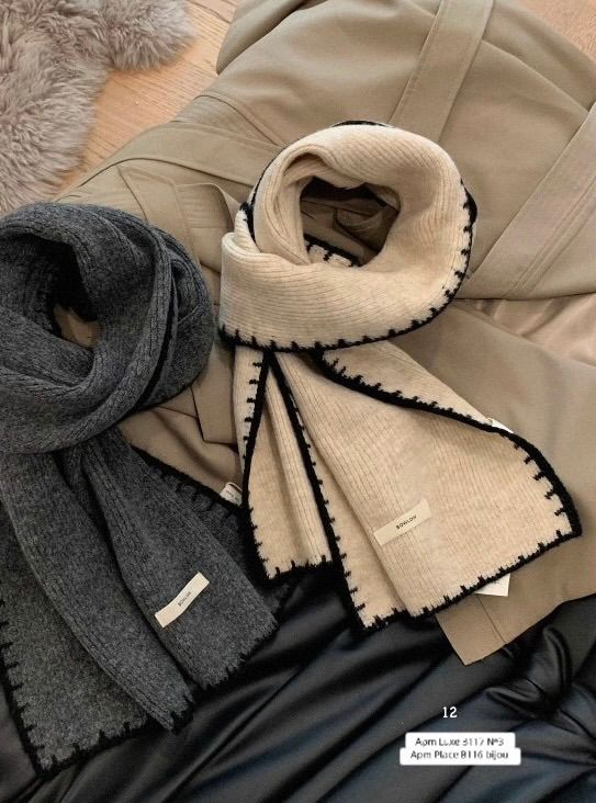 N3韓國直郵㊣女裝新款人氣推薦職業時尚休閑25秋冬圍巾披肩N3圍巾/披肩