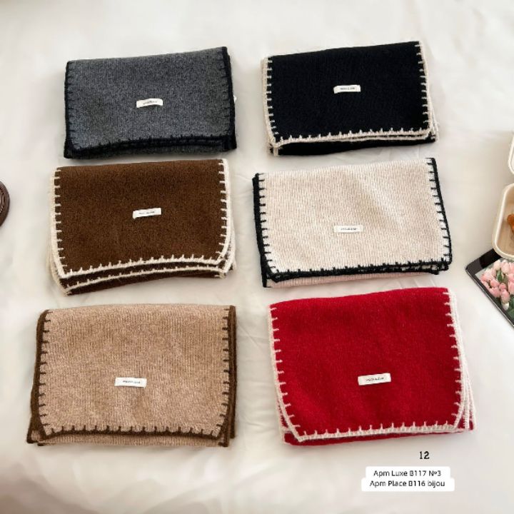 N3韓國直郵㊣女裝新款人氣推薦職業時尚休閑25秋冬圍巾披肩N3圍巾/披肩