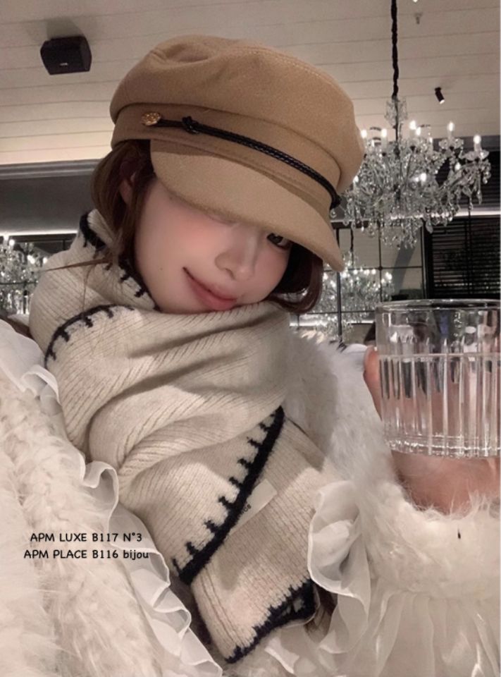 N3韓國直郵㊣女裝新款人氣推薦職業時尚休閑25秋冬圍巾披肩N3圍巾/披肩