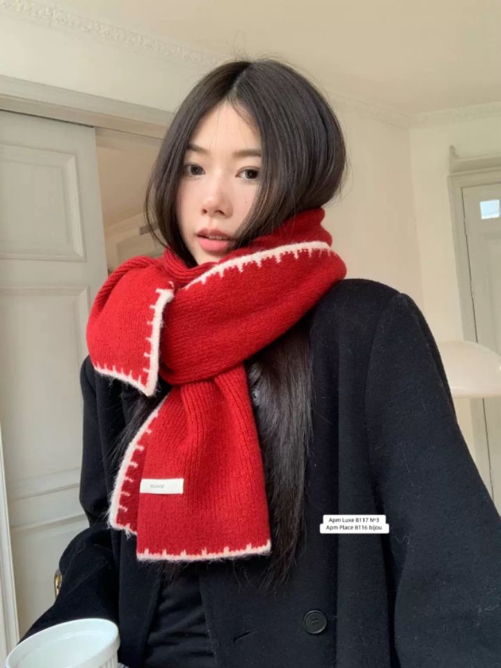 N3韓國直郵㊣女裝新款人氣推薦職業時尚休閑25秋冬圍巾披肩N3圍巾/披肩