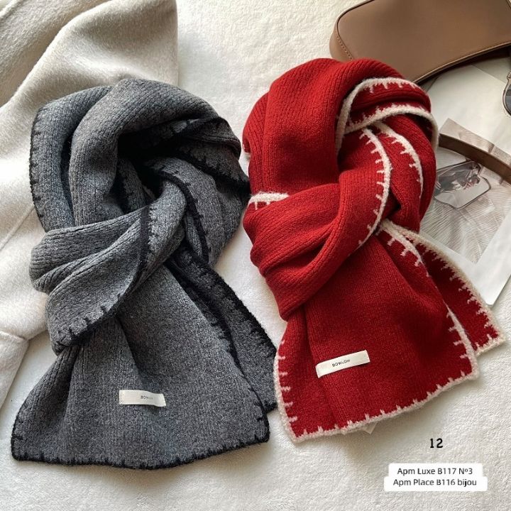 N3韓國直郵㊣女裝新款人氣推薦職業時尚休閑25秋冬圍巾披肩N3圍巾/披肩