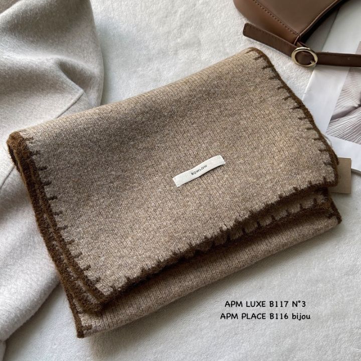 N3韓國直郵㊣女裝新款人氣推薦職業時尚休閑25秋冬圍巾披肩N3圍巾/披肩圖色2