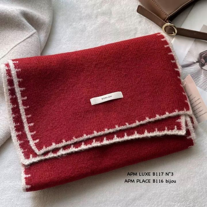 N3韓國直郵㊣女裝新款人氣推薦職業時尚休閑25秋冬圍巾披肩N3圍巾/披肩圖色5