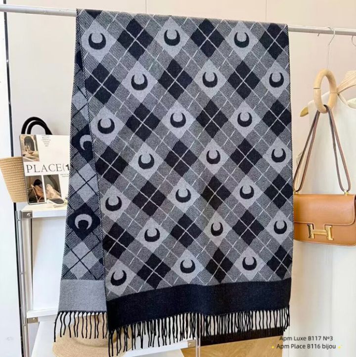 N3韓國代購㊣女裝新品時尚推薦人氣25秋冬休閑圍巾披肩雙面N3圍巾/披肩