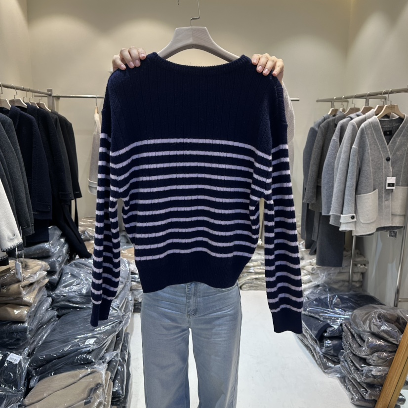 HER韓國直郵㊣女裝新款時尚推薦職業熱賣25秋冬人氣毛衣羊毛HER毛衣