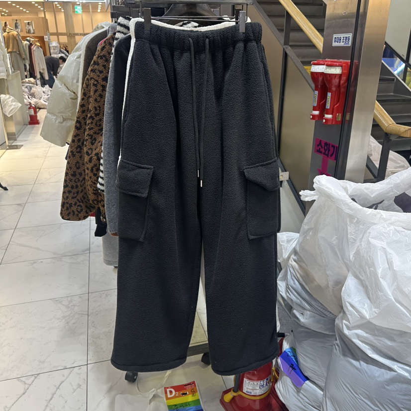 A2/D2韓國直郵㊣女士新款職業熱賣推薦時尚休閑褲工裝褲加絨A2/D2休閑褲圖色2