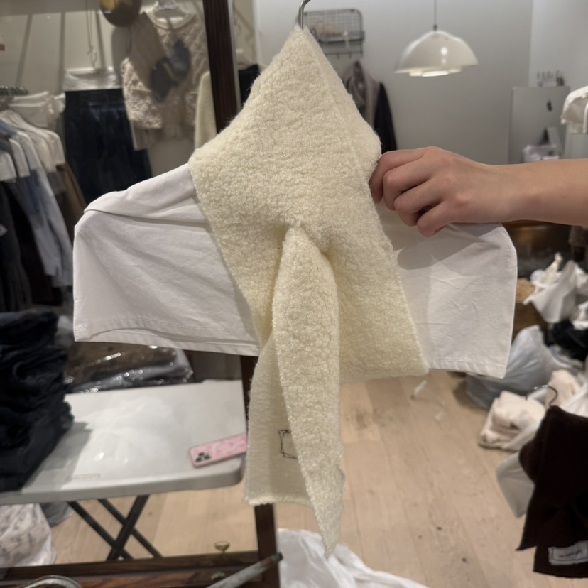 LE JARDINET韓國代購㊣女裝新款人氣休閑職業25秋冬圍巾披肩LE JARDINET圍巾/披肩圖色3