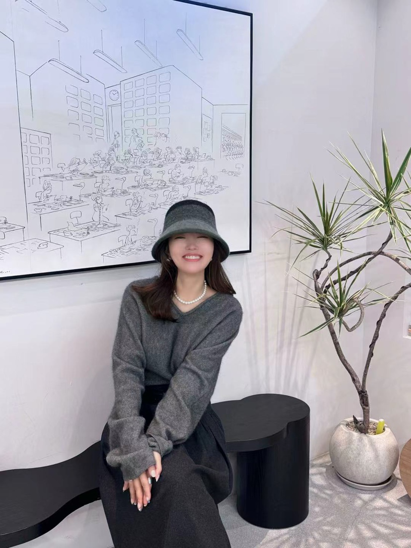 AUTUMN BEIGE-Q韓國代購㊣女士新款熱賣真品推薦休閑針織衫A.b/AUTUMN BEIGE針織衫