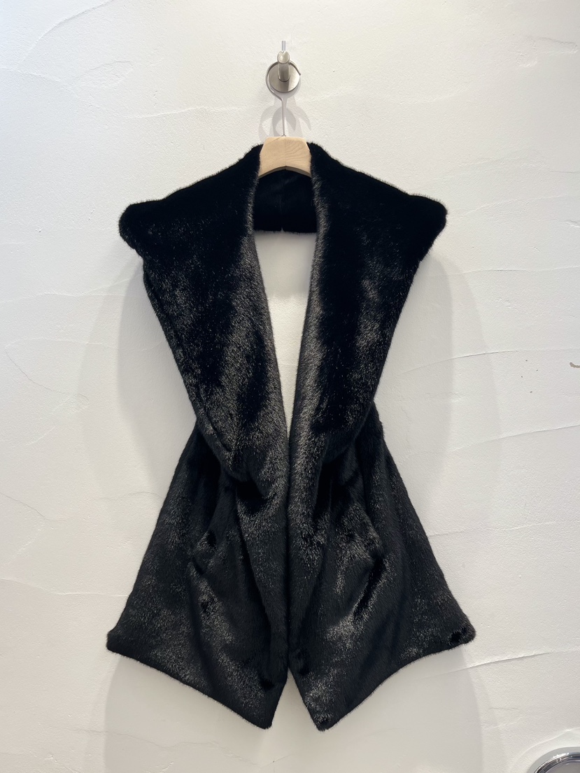 BROWN PAPER-S東大門㊣實拍女裝新品25秋冬熱賣休閑職業馬甲BROWN PAPER-S馬甲圖色2黑色