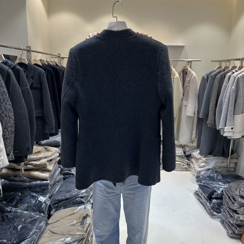 HER韓國代購㊣女士新品推薦25秋冬休閑熱賣時尚職業短款大衣HER短款大衣