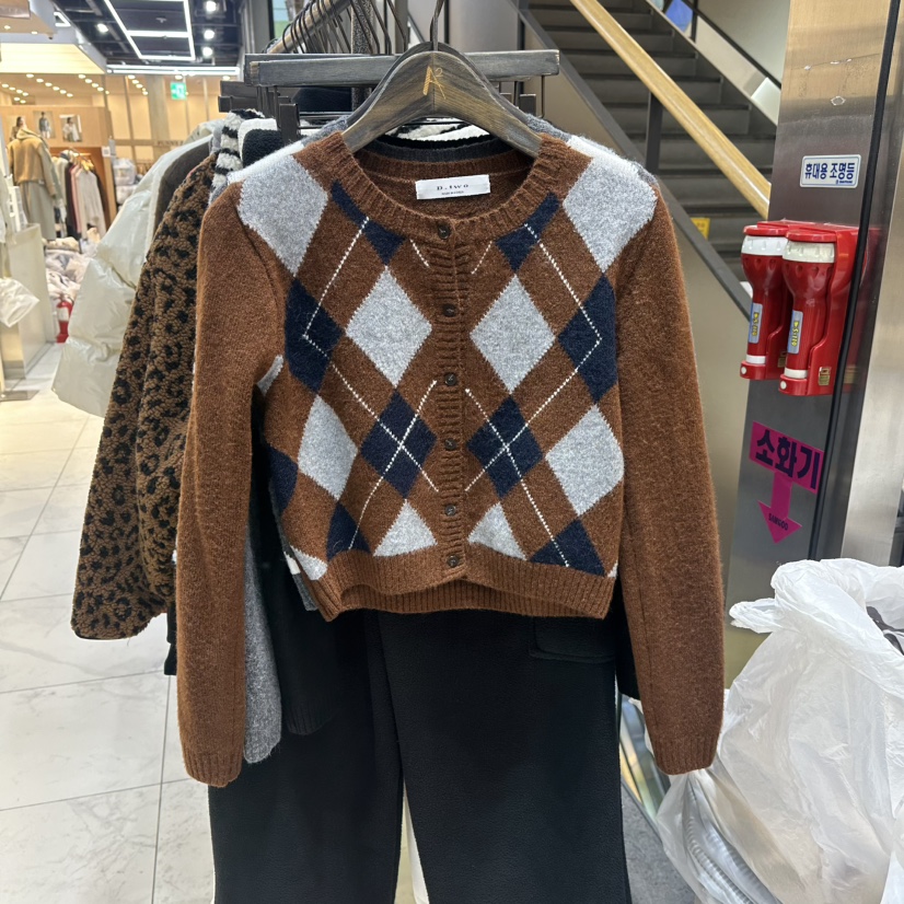 A2/D2韓國直郵㊣女士新品時尚人氣休閑推薦真品針織衫羊毛衫A2/D2針織衫圖色1