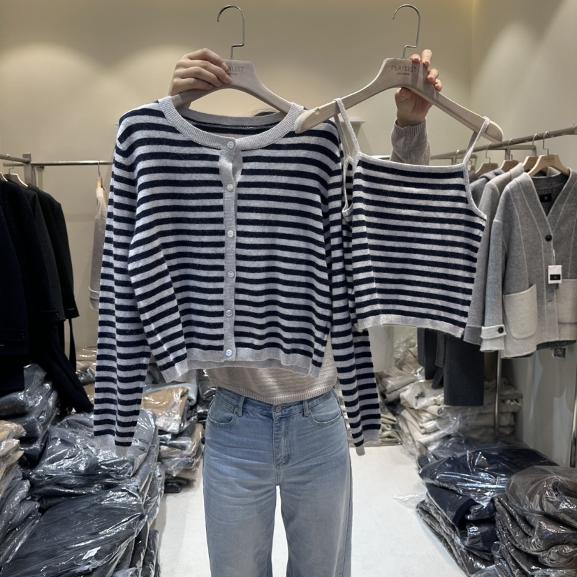 HER韓國直郵㊣女士新款真品推薦人氣休閑職業25秋冬熱賣套裝HER套裝圖色1