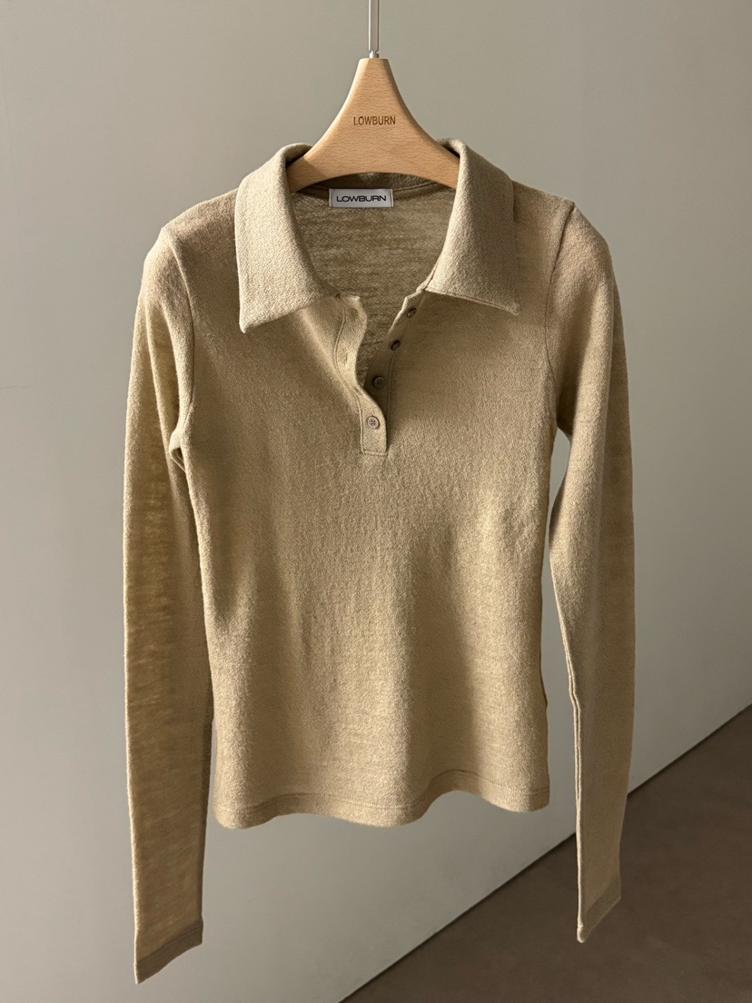 LOWBURN韓國代購㊣女士新品休閑人氣職業推薦時尚針織衫羊毛LOWBURN針織衫圖色2