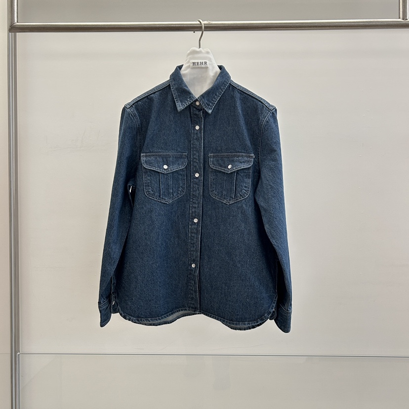 HEHR東大門㊣直郵女裝新款人氣職業推薦25秋冬時尚襯衫蕾絲衫hehr-AUTOMNE襯衫/蕾絲衫圖色1