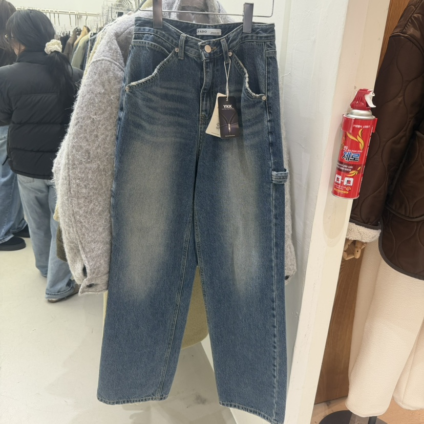 PADO東大門㊣實拍女士新品休閑真品熱賣時尚人氣推薦牛仔褲PADO牛仔褲圖色1