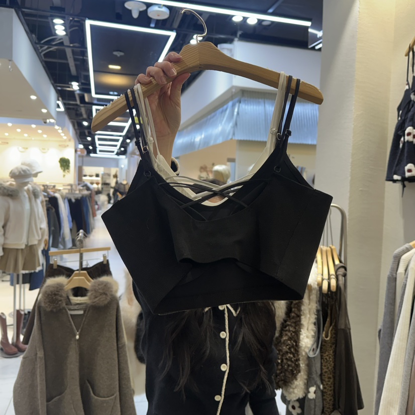 HIPTIQUE東大門㊣直郵女裝新品職業25秋冬人氣休閑吊帶背心HIPTIQUE吊帶/背心