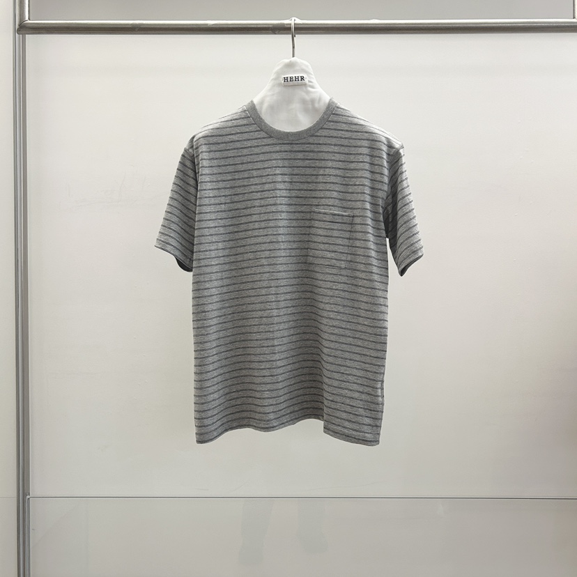 HEHR東大門㊣實拍女裝新品人氣熱賣職業休閑時尚真品T恤條紋hehr-AUTOMNET恤圖色2