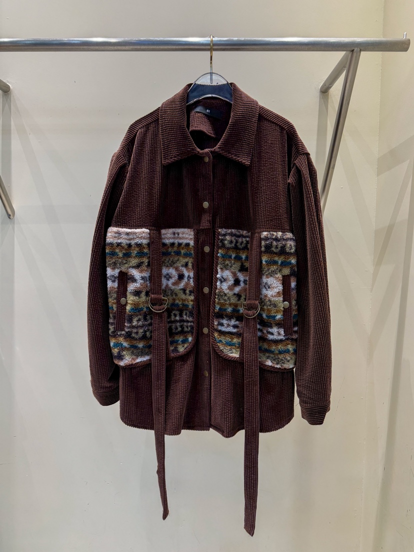 81 MARKET-L韓國代購㊣女士新款熱賣真品襯衫蕾絲衫燈心絨81 MARKET-L襯衫/蕾絲衫圖色2