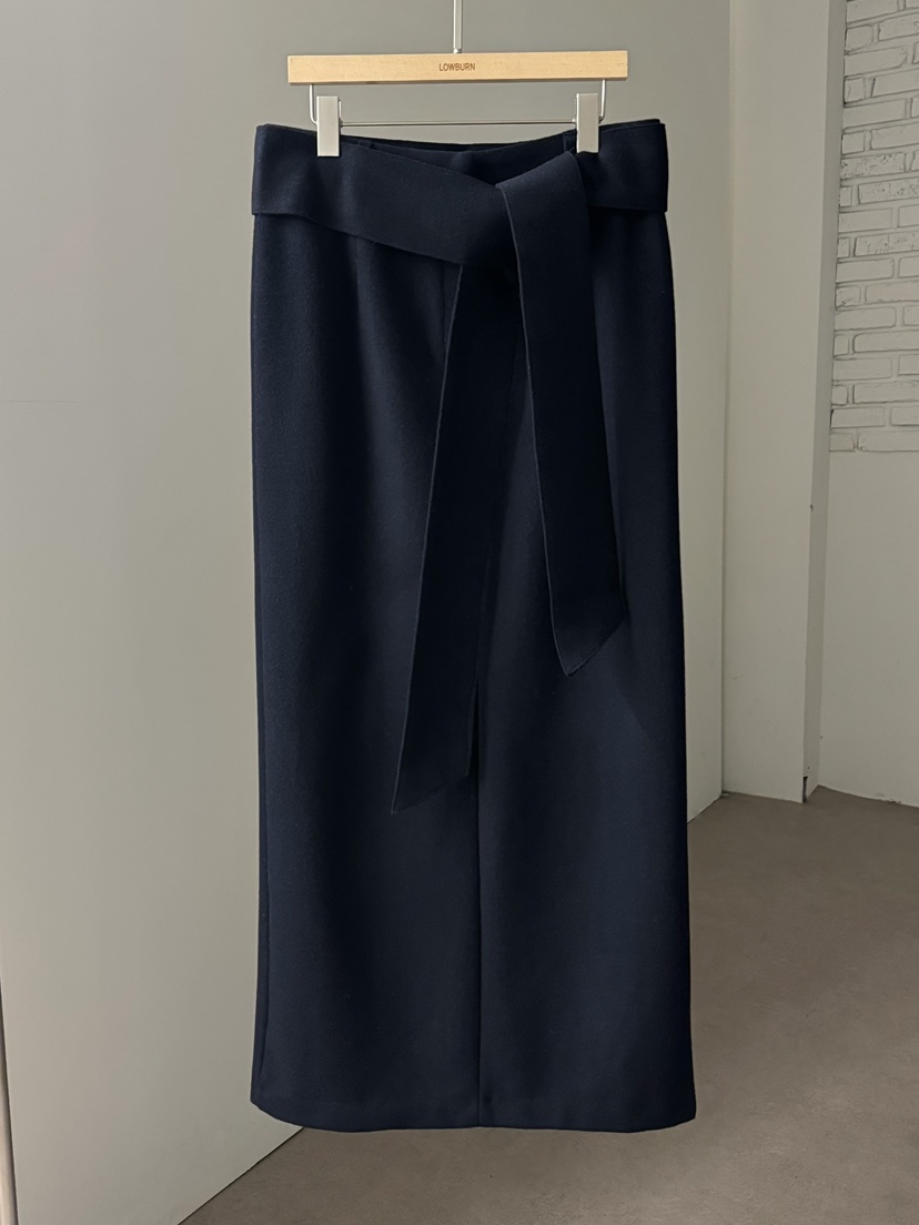 LOWBURN韓國直郵㊣女士新品職業時尚推薦熱賣25秋冬休閑長裙LOWBURN長裙圖色2