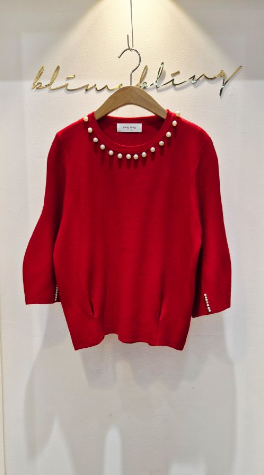 BLING BLING-S韓國代購㊣女士新款人氣25秋冬職業推薦針織衫BLING BLING-S針織衫