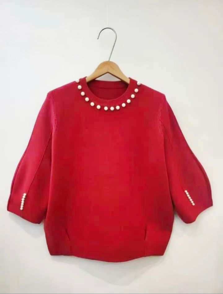 BLING BLING-S韓國代購㊣女士新款人氣25秋冬職業推薦針織衫BLING BLING-S針織衫圖色1