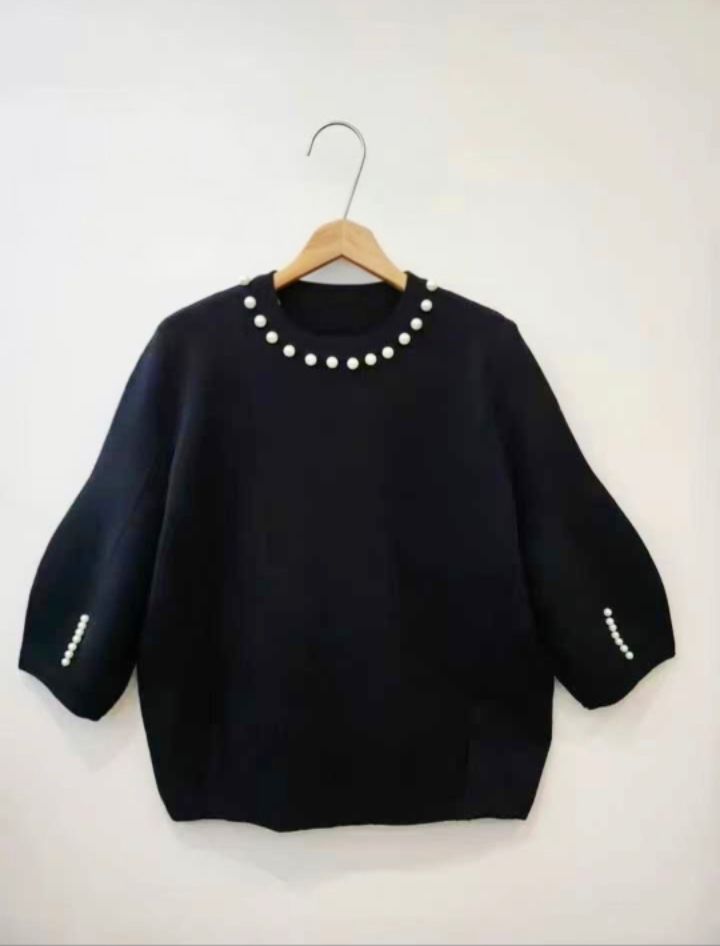 BLING BLING-S韓國代購㊣女士新款人氣25秋冬職業推薦針織衫BLING BLING-S針織衫圖色2