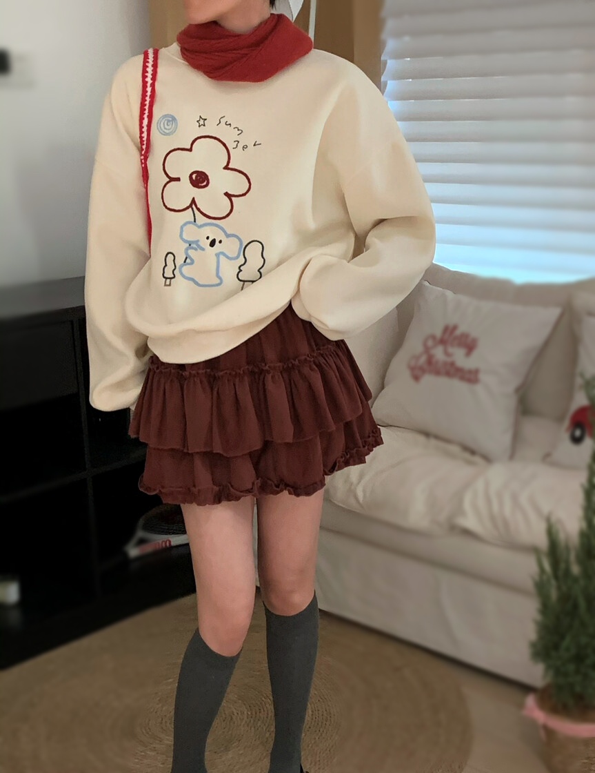 OLA東大門㊣實拍女裝新款時尚休閑推薦熱賣職業人氣真品衛衣mellor/OLA衛衣