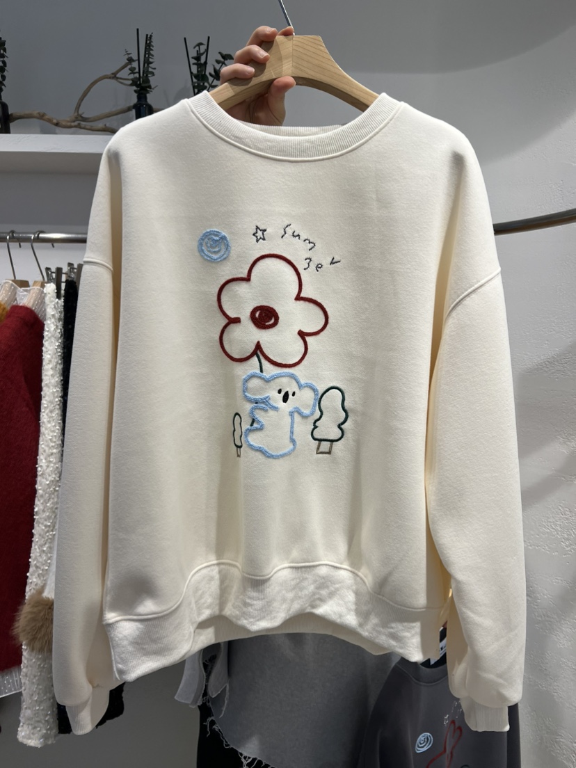 OLA東大門㊣實拍女裝新款時尚休閑推薦熱賣職業人氣真品衛衣mellor/OLA衛衣圖色1