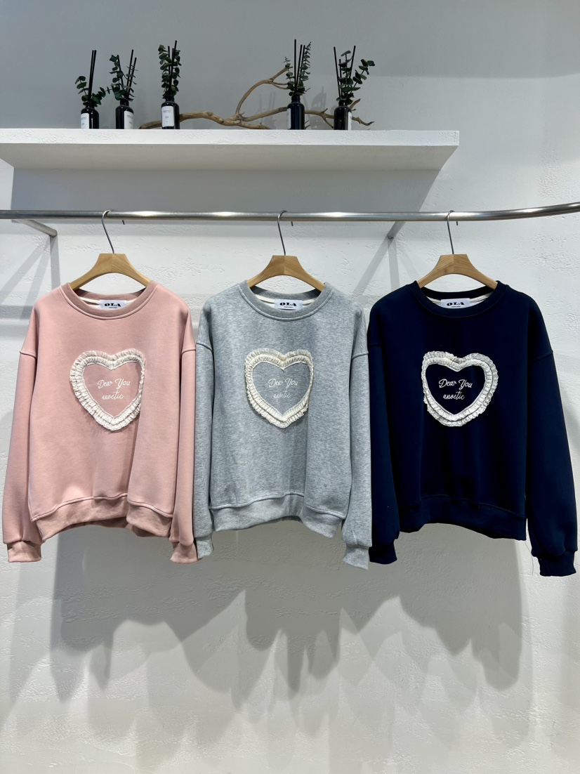 OLA東大門㊣實拍女裝新款25秋冬職業人氣休閑推薦真品時尚衛衣mellor/OLA衛衣