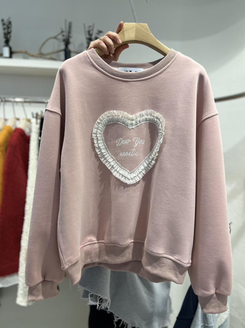 OLA東大門㊣實拍女裝新款25秋冬職業人氣休閑推薦真品時尚衛衣mellor/OLA衛衣圖色1