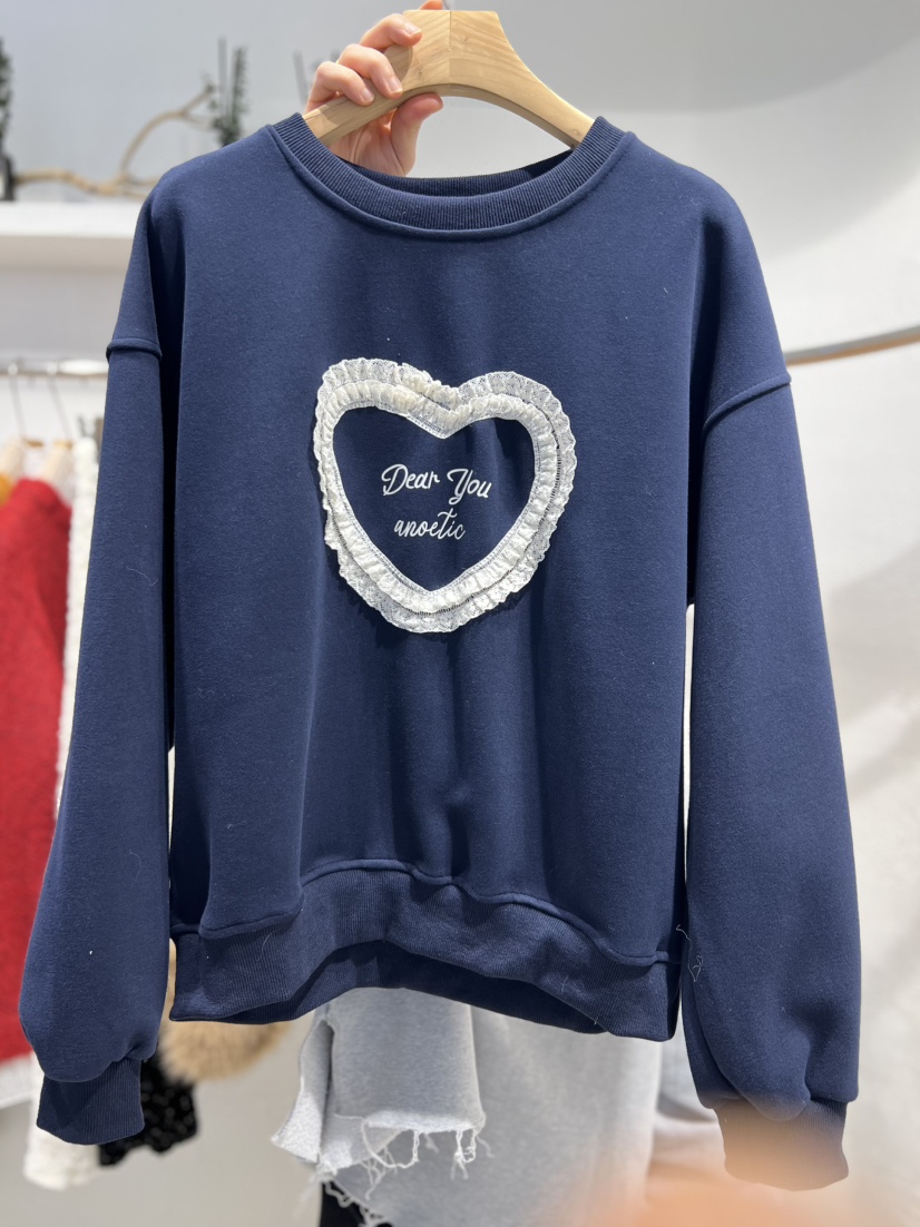 OLA東大門㊣實拍女裝新款25秋冬職業人氣休閑推薦真品時尚衛衣mellor/OLA衛衣圖色3