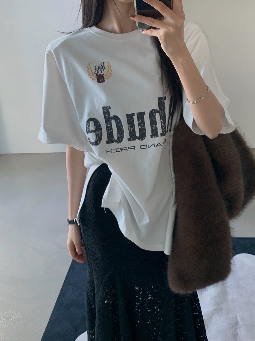 VERANDA東大門㊣實拍女裝新品人氣推薦真品熱賣T恤抓絨復古VERANDAT恤