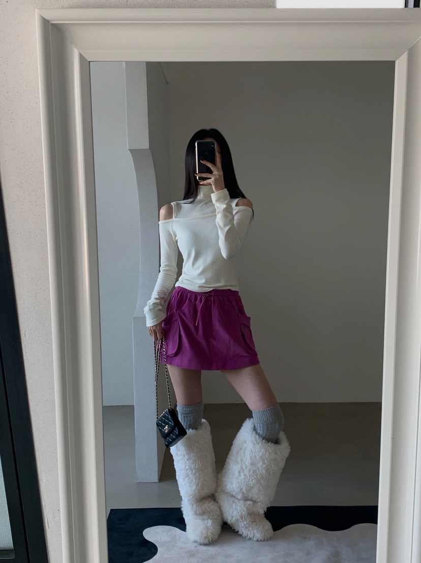 VERANDA韓國代購㊣女裝新品25秋冬職業時尚休閑真品長袖T恤VERANDA長袖T恤