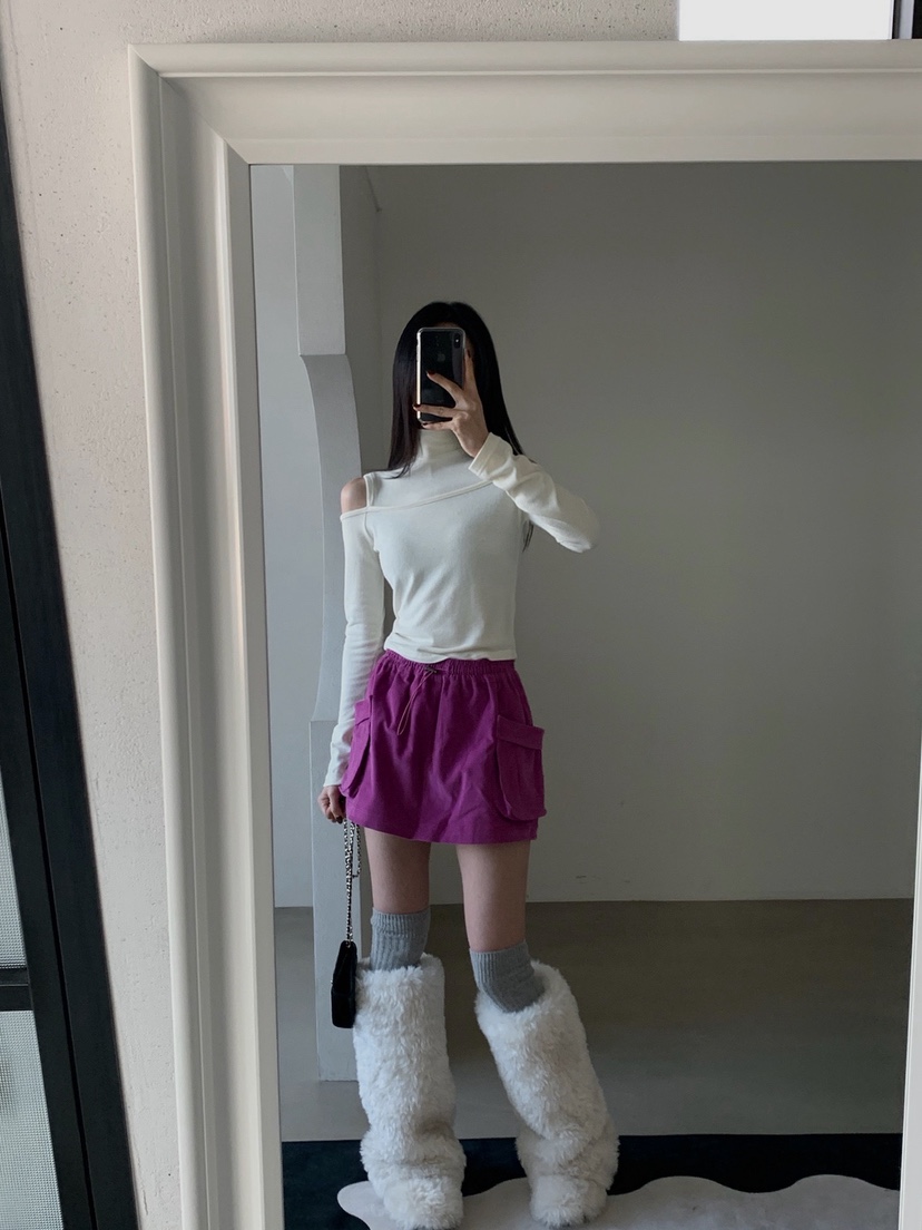 VERANDA韓國代購㊣女裝新品25秋冬職業時尚休閑真品長袖T恤VERANDA長袖T恤