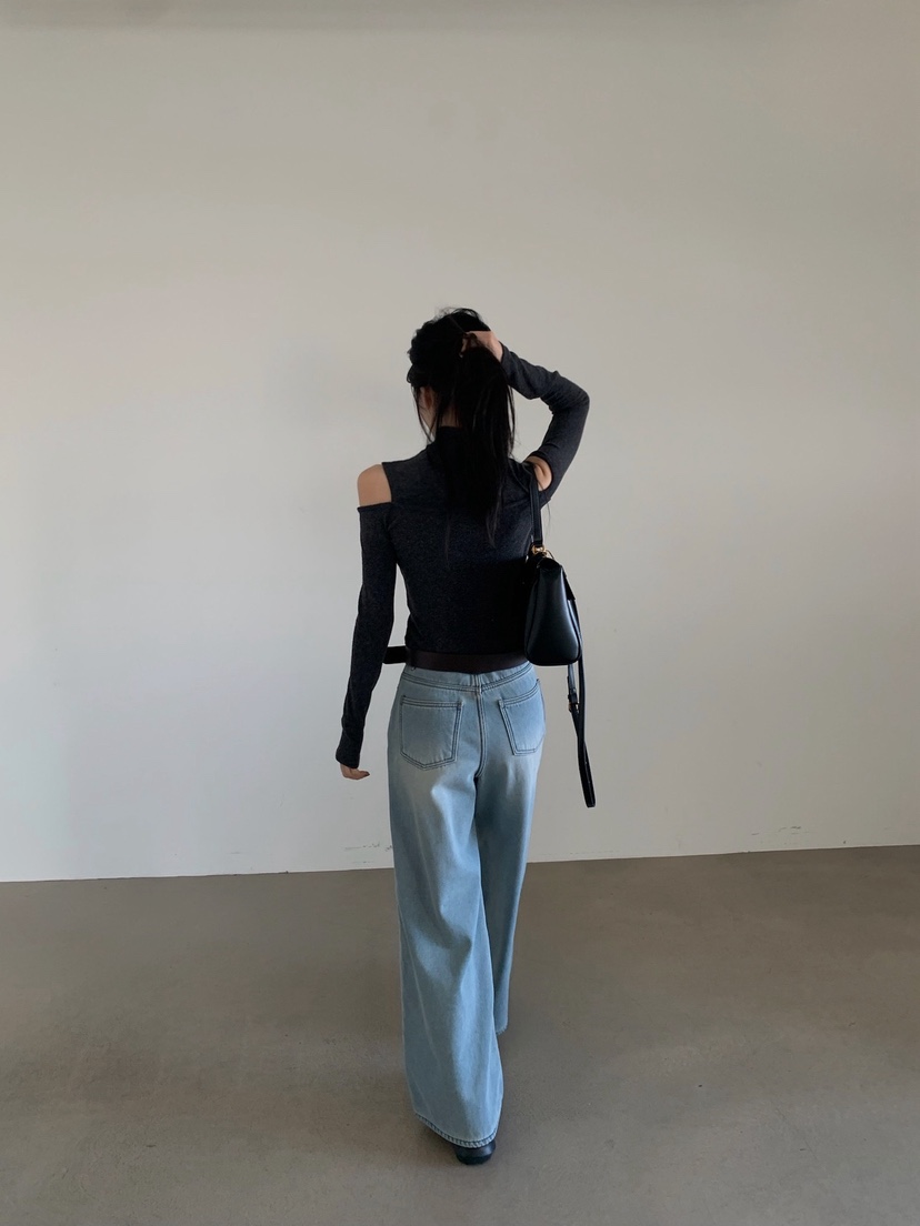 VERANDA韓國代購㊣女裝新品25秋冬職業時尚休閑真品長袖T恤VERANDA長袖T恤