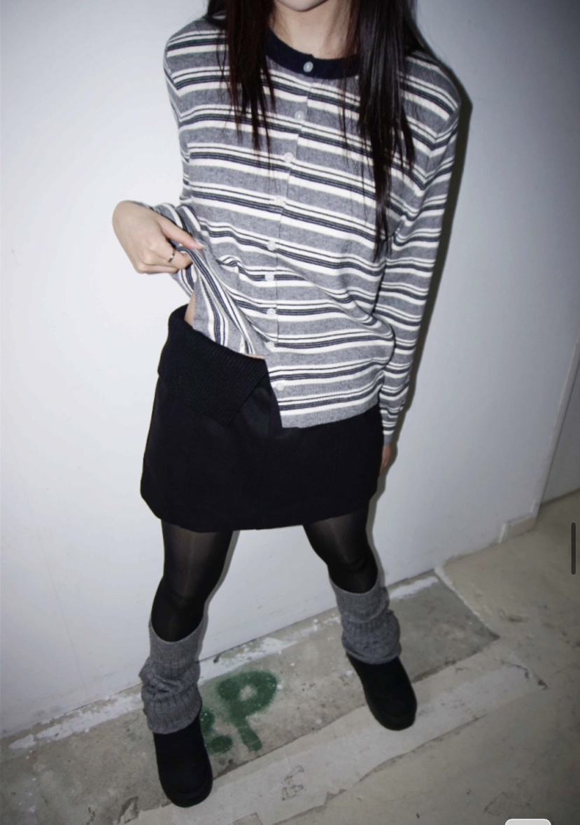 EOMPIT東大門㊣實拍女裝新品職業人氣25秋冬真品推薦針織衫EOMPIT針織衫