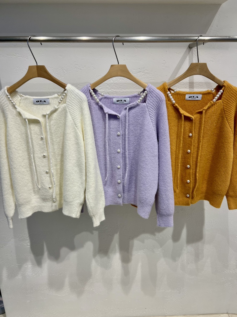 OLA韓國直郵㊣女裝新款時尚熱賣職業休閑25秋冬推薦人氣針織衫mellor/OLA針織衫